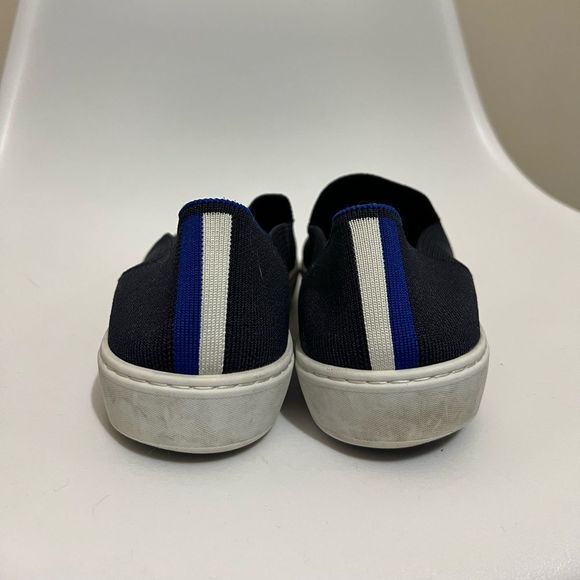 Rothy’s The Original Slip On Sneaker in Navy - Picture 6 of 9